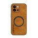 Шкіряний чохол OLGE з MagSafe для OnePlus 13T Golden brown