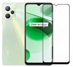 Защитное стекло Realme C35 (Mocolo 0.33 mm) 5D Full Glue