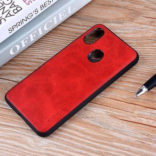 Кожаный чехол AIORIA Vintage для Xiaomi Mi 8 red