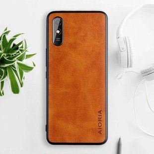 Шкіряний чохол AIORIA Vintage для Xiaomi Redmi 9A orange