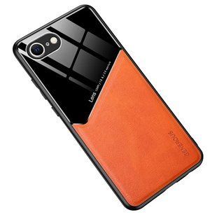 Бізнес чохол бампер GENEROUS для Apple iPhone 16e зі скла і штучної шкіри