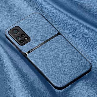 Шкіряний чохол Elegance з магнітом для Xiaomi Mi 10T Pro Light blue