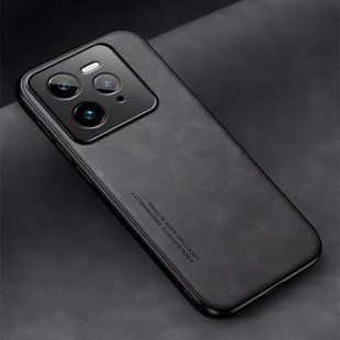 Кожаный чехол Sheepskin с магнитом для Realme GT 7 Pro