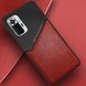 Бизнес чехол бампер GENEROUS для Xiaomi Redmi Note 10 Pro из стекла и искусственной кожи